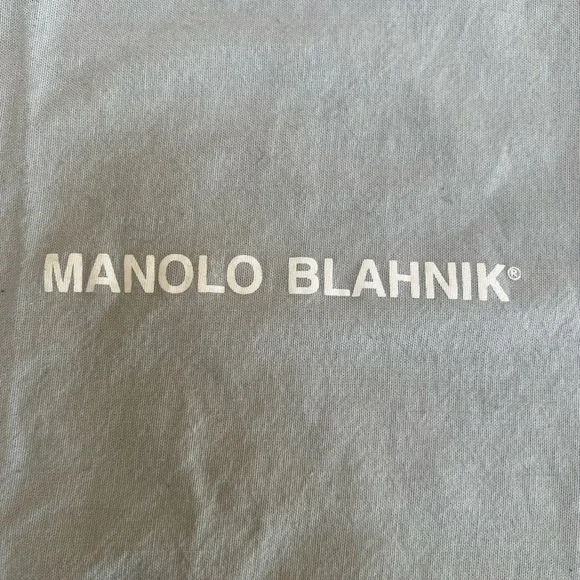 Manolo Blahnik Gray Dust Bag - Picture 2 of 3